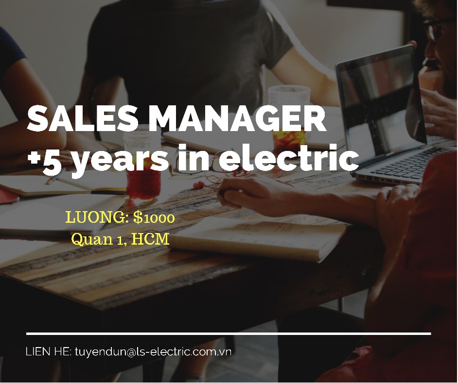 RECRUITMENT NOTICE - HCM TECHNICAL SALES MANAGER